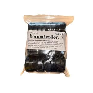 Kitsch Ceramic Thermal Hair Rollers 8 Pieces 3 Sizes